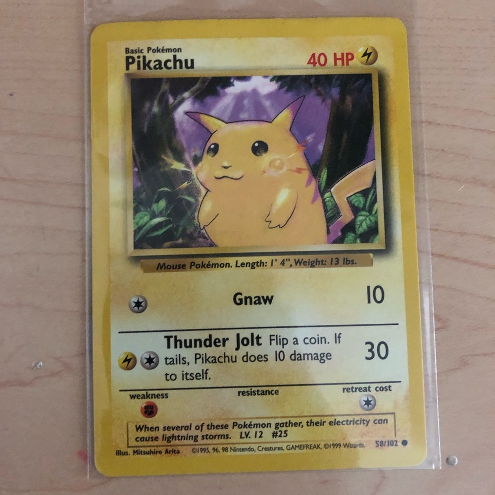 Yellow cheek Pikachu
